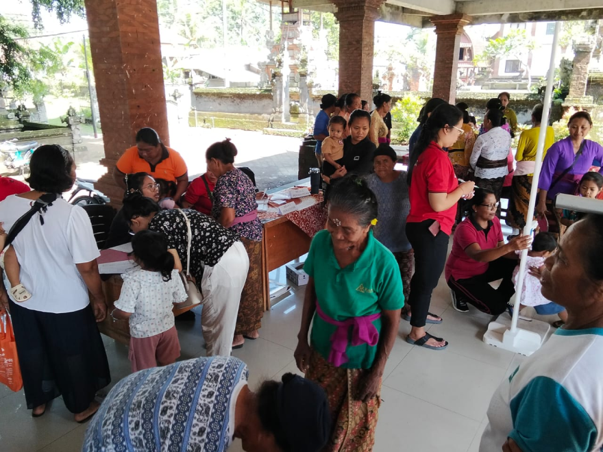 Kegiatan Posyandu Banjar Dinas Cau Belayu